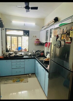 Kitchen in 1 BHK Apartment at SSB Ashok Nagar, Balkum Pada – for Sale