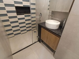 Bathroom in 3 BHK Apartment at AR Avenue, Indiranagar – for Rent