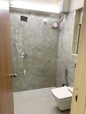 Bathroom in 3 BHK Apartment at Marathon Monte South, Byculla West – for Rent