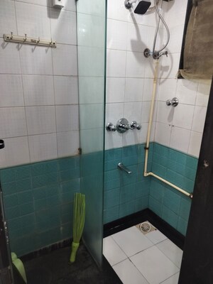 Bathroom in 1 BHK Apartment at Geetanjali CHS Goregaon West, Goregaon West – for Rent