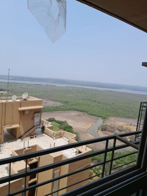 Balcony in 3 BHK Apartment at Gurukrupa Marina Enclave, Malad West – for Sale