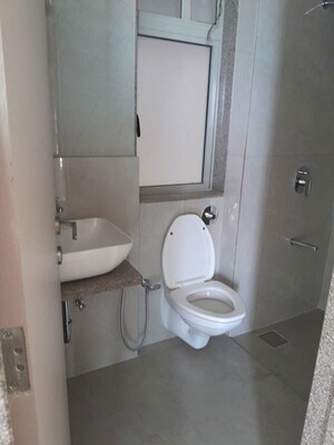 Bathroom in 3 BHK Apartment at Gurukrupa Marina Enclave, Malad West – for Sale
