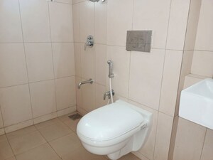 Bathroom in 3 BHK Apartment at Godrej Emerald, Ghodbunder Road – for Rent