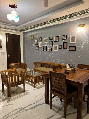 Living Room in 3 BHK Builder Floor at Malviya Nagar – for Rent