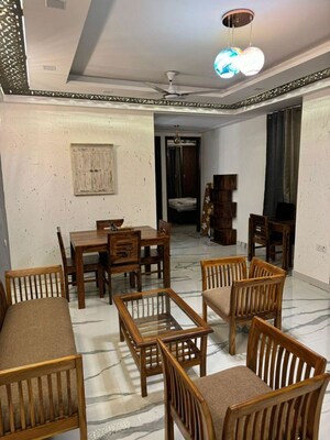 Living Room in 3 BHK Builder Floor at Malviya Nagar – for Rent