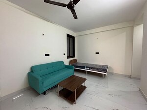 Living Room in 1 BHK Apartment at Chattarpur – for Rent