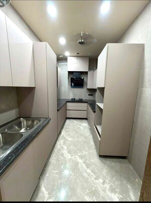 Kitchen in 3 BHK Builder Floor at Kailash Colony – for Rent