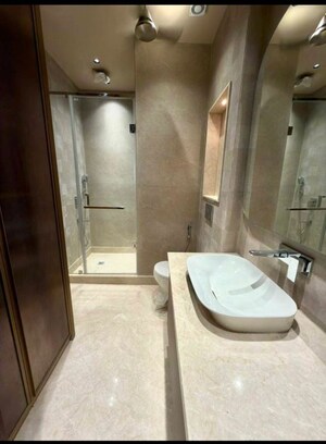Bathroom in 3 BHK Builder Floor at Kailash Colony – for Rent