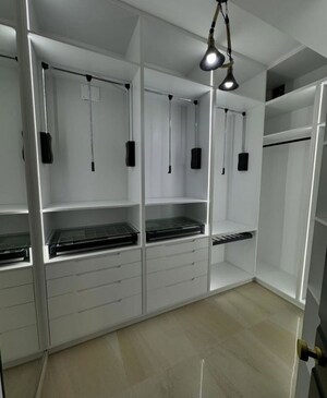 Building Lobby in 4 BHK Apartment at Lodha The World Towers World One Tier 2, Worli – for Rent