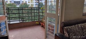 Balcony in 2 BHK Apartment at Sonigara Kesar, Wakad – for Rent