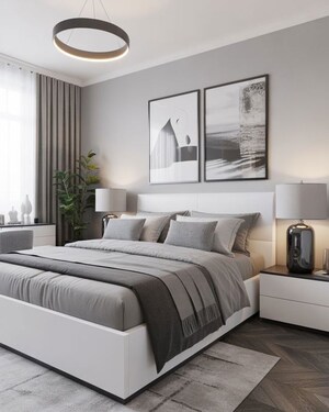 Bedroom in 2.5 BHK Apartment at Nimbus The Golden Palm, Sector 168 – for Sale