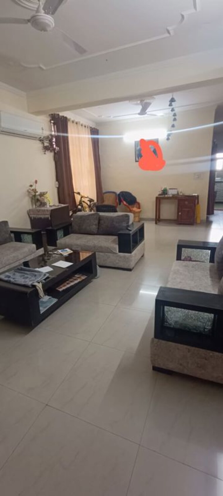 Living Room, riverdale-hazelwood-residences 3.5 Bedroom 1960 Sq.Ft. Apartment In High Ground Zirakpur 10613976