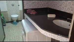 Bathroom in 1 BHK Apartment at Krypton Tower, Prabhadevi – for Rent