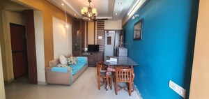 Living Room in 2 BHK Apartment at Seawoods – for Sale