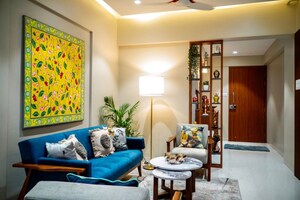 Living Room in 3 BHK Apartment at F5 Mount Unique, Baner – for Rent