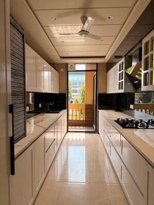 Kitchen in 4 BHK Builder Floor at Sainik Plaza, Sector 49 – for Sale