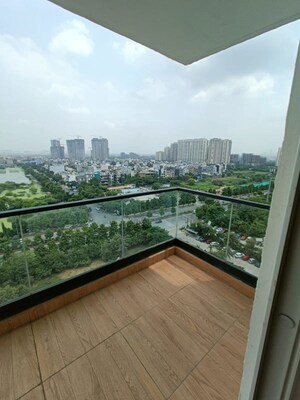 Balcony in 3 BHK Apartment at Prateek Stylome, Sector 45 – for Rent
