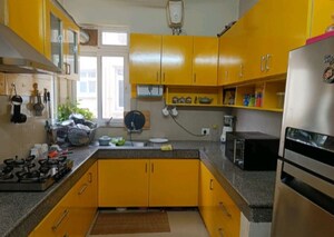 Kitchen in 3 BHK Builder Floor at Emaar MGF Emerald Hills, Sector 65 – for Sale