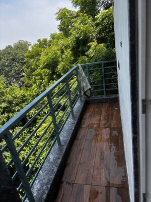 Balcony in 4 BHK Builder Floor at Panchsheel Park – for Rent