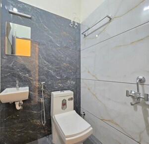 Bathroom in 3 BHK Apartment at Hallmark Skyrena, Narsingi – for Rent