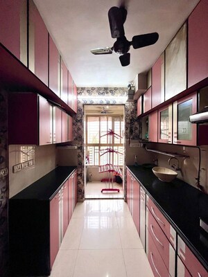 Kitchen in 2 BHK Apartment at Hiranandani Estate, Ghodbunder Road – for Sale