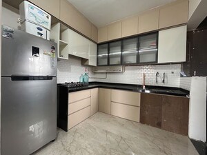 Kitchen in 3 BHK Apartment at Majestique Marbella Phase 1, Kharadi – for Rent