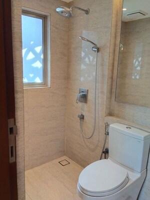 Bathroom in 1 BHK Apartment at One Hiranandani Park, Ghodbunder Road – for Rent
