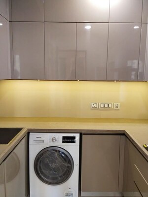Kitchen in 1 BHK Apartment at One Hiranandani Park, Ghodbunder Road – for Rent