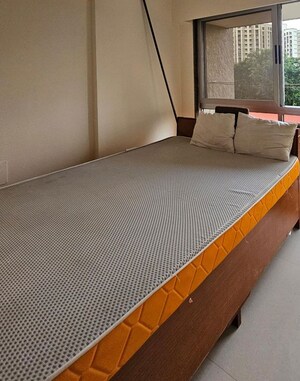 Balcony in 1 BHK Apartment at Aadi Allure, Kanjurmarg East – for Rent