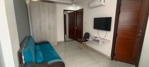 Bedroom in 1 BHK Builder Floor at Sushant Lok Iii – for Rent