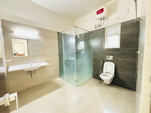 Bathroom in 5 BHK Villa at Rajapushpa Green Dale, Tellapur – for Rent
