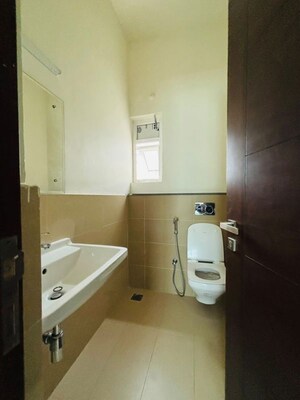 Bathroom in 5 BHK Villa at Rajapushpa Green Dale, Tellapur – for Rent