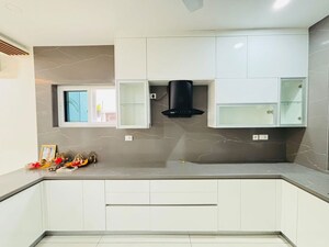 Kitchen in 5 BHK Villa at Rajapushpa Green Dale, Tellapur – for Rent