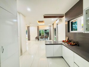 Kitchen in 5 BHK Villa at Rajapushpa Green Dale, Tellapur – for Rent