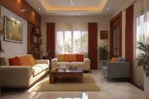 Living Room in 5 BHK Villa at Rajendra Nagar – for Sale