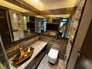 Furnished Amenities in 3 BHK Apartment at Gulmohar House, Bandra West – for Rent