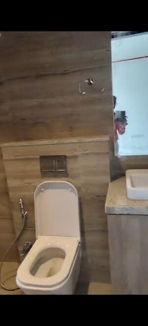 Bathroom in 3 BHK Apartment at Runwal Nirvana, Parel – for Rent