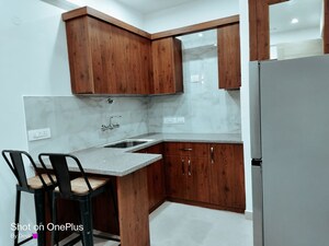 Kitchen in 1 BHK Builder Floor at Gold Souk Golf Links Plots, Sushant Lok I – for Rent