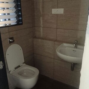 Bathroom in 1 BHK Apartment at Piramal Nagar CHS, Goregaon West – for Rent