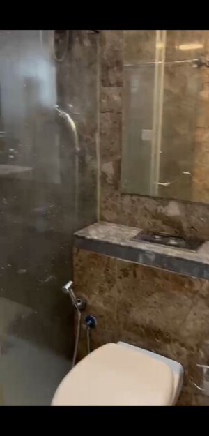 Bathroom in 2 BHK Apartment at L&T Emerald Isle, Powai – for Rent