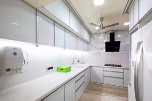 Kitchen in 4 BHK Apartment at Evershine Cosmic, Andheri West – for Rent
