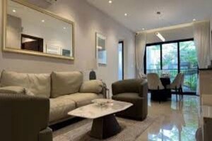 Living Room in 3 BHK Apartment at Empyrean Leela, Kharadi – for Sale
