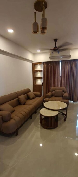 Living Room in 2 BHK Apartment at Dev Leo Tower, Oshiwara – for Rent