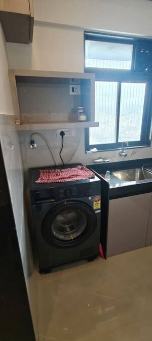 Kitchen in 2 BHK Apartment at Dev Leo Tower, Oshiwara – for Rent