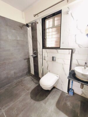 Bathroom in 2 BHK Apartment at Vertical Alcinia, Mohammadwadi – for Rent