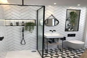Attached Bathroom in 2 BHK Apartment at Bramhacorp The Collection, Kalyani Nagar – for Sale