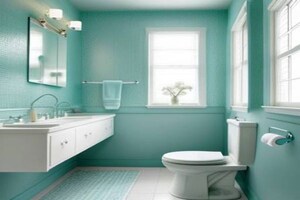 Bathroom in 2 BHK Apartment at Bramhacorp The Collection, Kalyani Nagar – for Sale