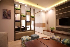 Living Room in 2 BHK Apartment at Hiranandani Atlantis, Powai – for Rent