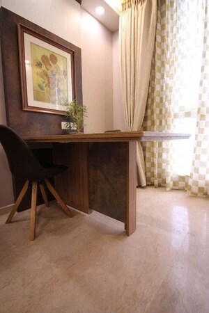 Living Room in 2 BHK Apartment at Hiranandani Atlantis, Powai – for Rent