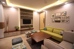 Living Room in 2 BHK Apartment at Hiranandani Atlantis, Powai – for Rent